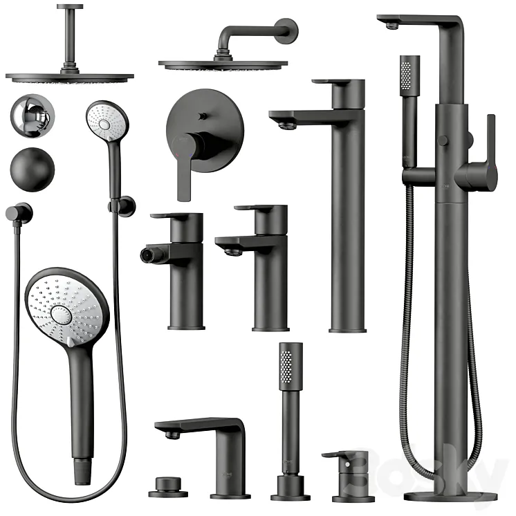 GROHE Linear Set 1 3D Model Free Download