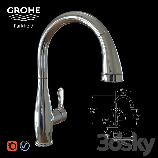Grohe Parkfield 30213 3DModel
