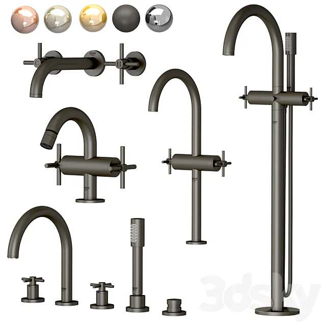 Grohe set 2 Atrio 3D Model