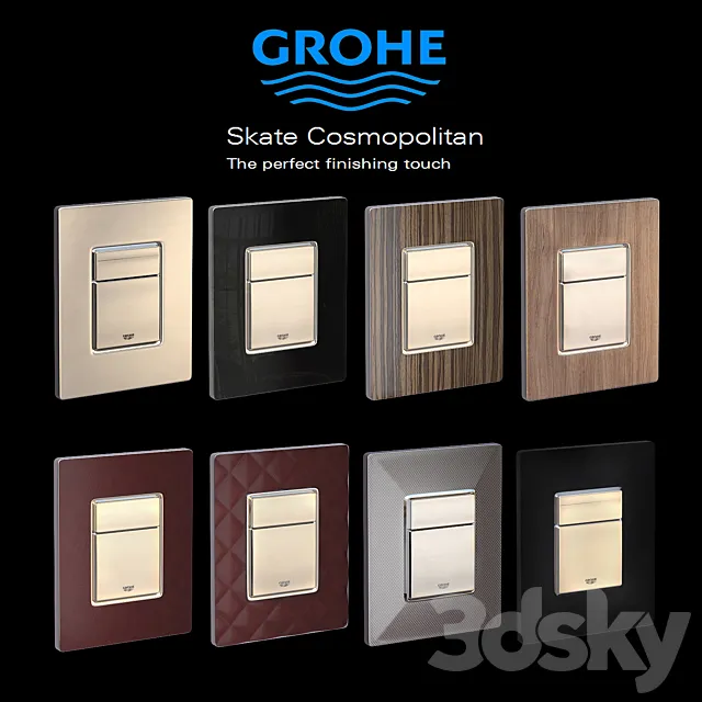 Grohe Skate Cosmopolitan 3D Model Grohe Skate Cosmopolitan 3D Model