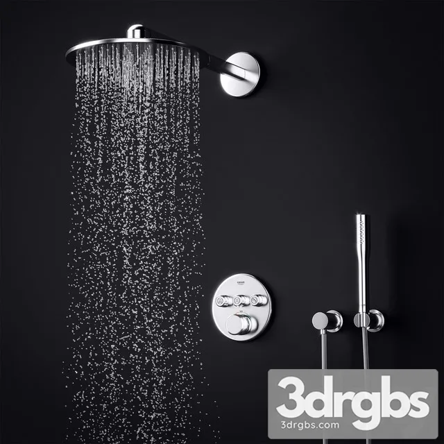 Grohe SmartControl Concealed Shower System 3D Model Download Grohe SmartControl Concealed Shower System 3D Model Download