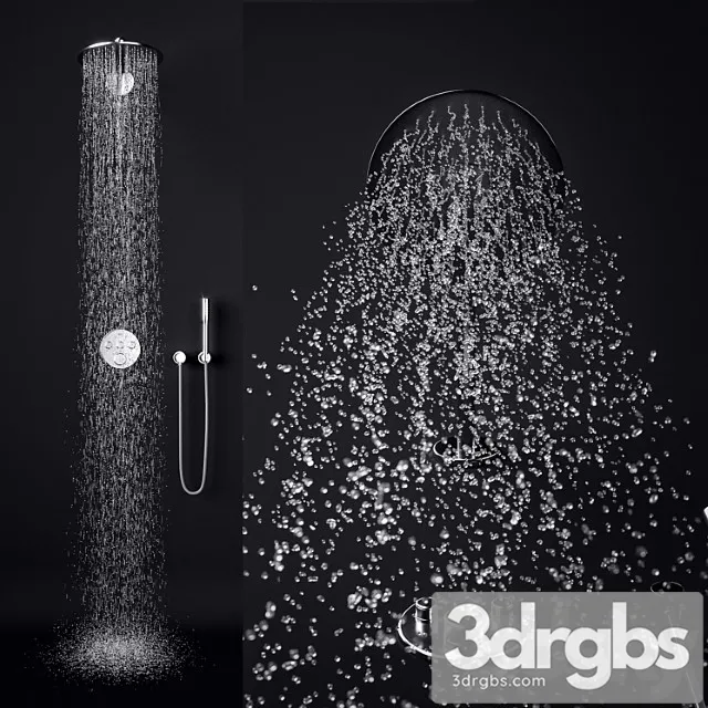 Grohe Smartcontrol Concealed Shower System 3D Model Download