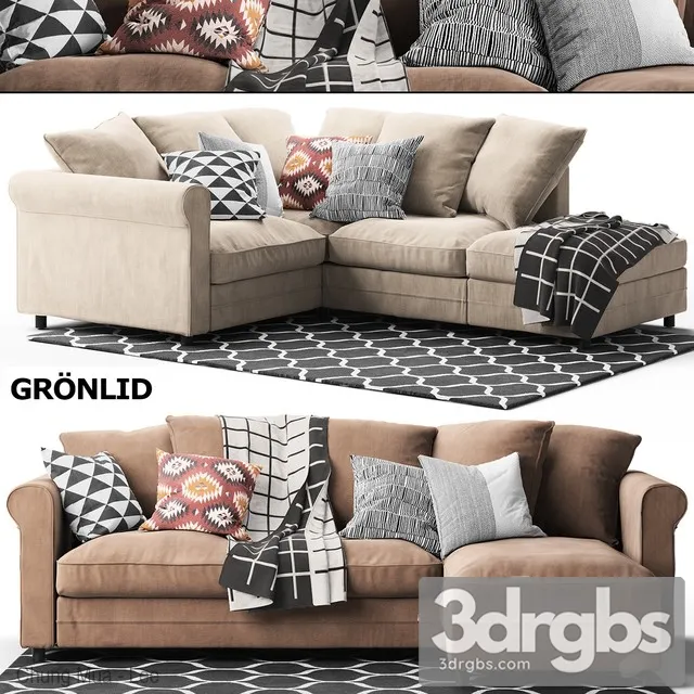 Gronlidcorner Sofa 3D Model Download Gronlidcorner Sofa 3D Model Download