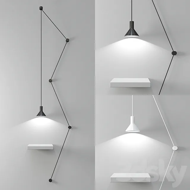 Groppi Hanging Lamp 3DModel