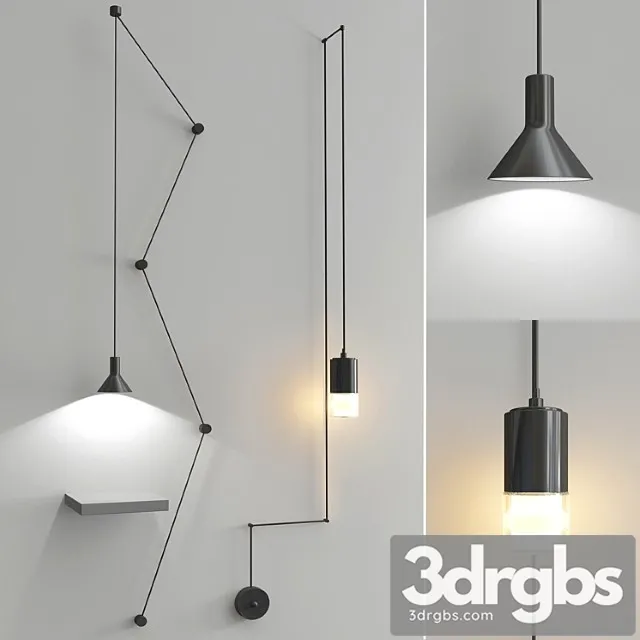 Groppi hanging & wireflow freeform lamp Groppi hanging & wireflow freeform lamp