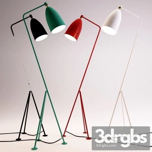 Grossman Grashoppa Floor Lamp 3D Model Download