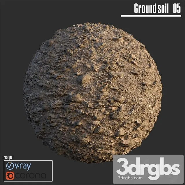 Ground soil 05 3D Model Download