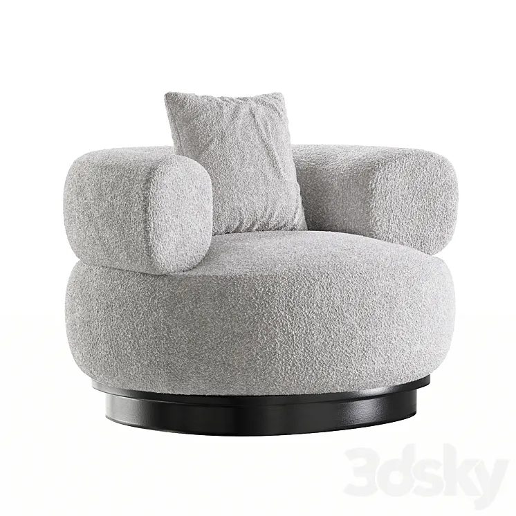 Grove Armchair by dantonehome 3D Model Free Download