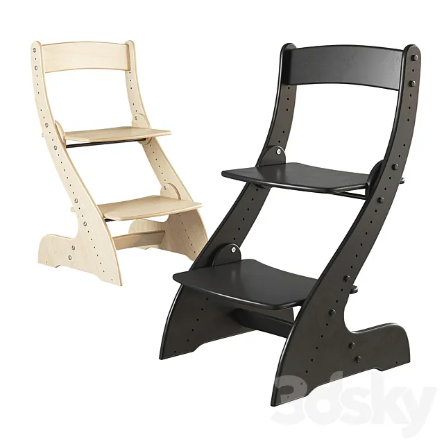 Growing chair Pavlin Kuzya 3D Model Growing chair Pavlin Kuzya 3D Model