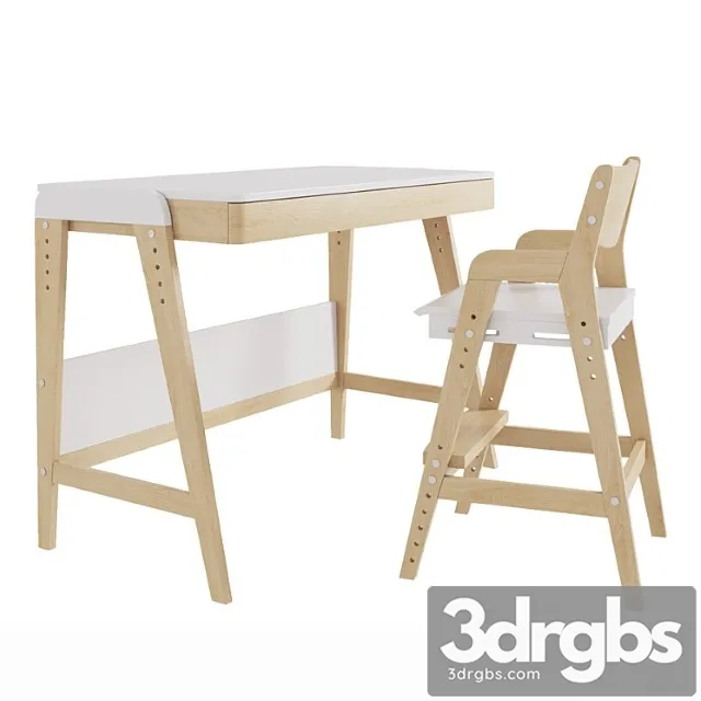 Growing table and chair for woody baby Growing table and chair for woody baby
