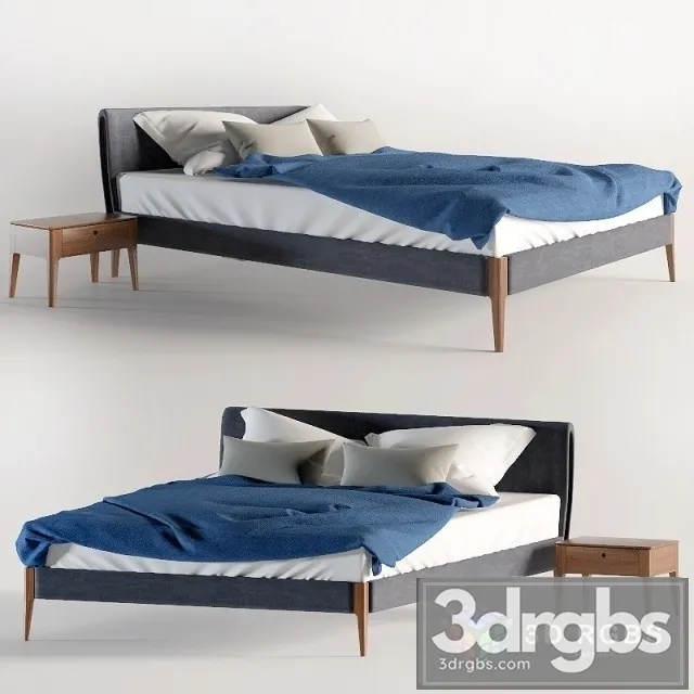 Gruene Erde Bed 3D Model Download