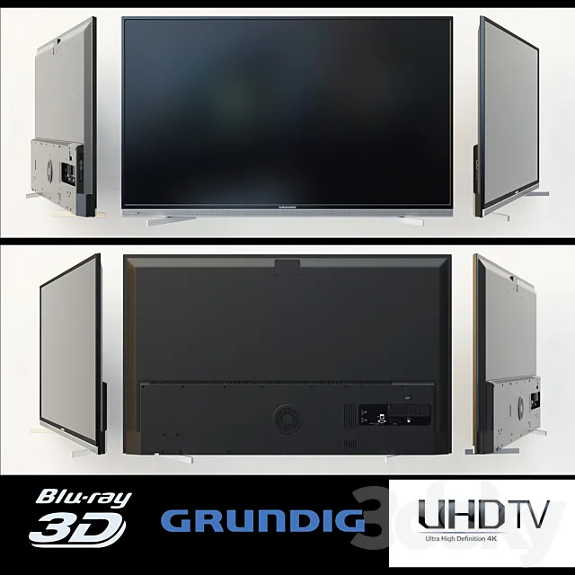 Grundig 55 VLX 8481 BR 3DModel