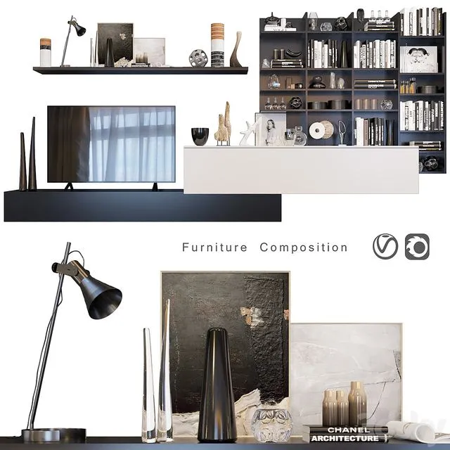 Gruppo Tomasella set 16 3D Model