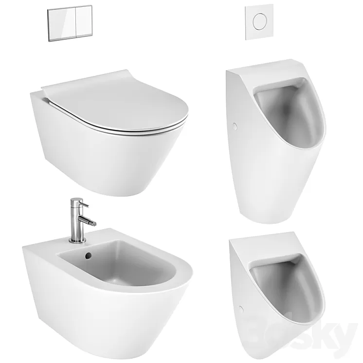 GSI Color Elements WC \/ Bidet \/ Urinals 3D Model Free Download GSI Color Elements WC \/ Bidet \/ Urinals 3D Model Free Download