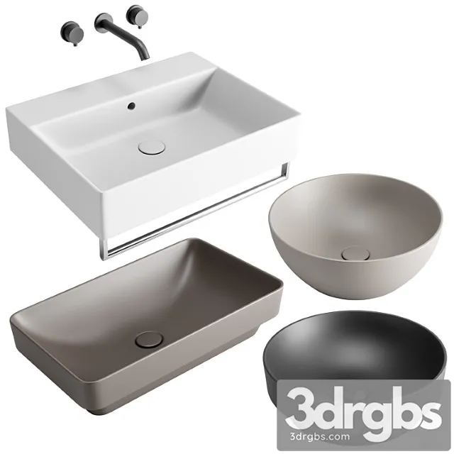 Gsi Colorelements Washbasin Set 2 3D Model Download Gsi Colorelements Washbasin Set 2 3D Model Download