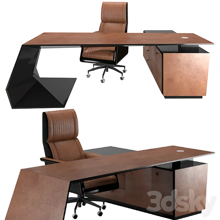 GT Supercarbon Desk 3D Model Free Download