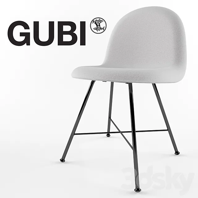 GUBI 13F FULLY UPHOLSTERED HALLINGDAL 3D Model GUBI 13F FULLY UPHOLSTERED HALLINGDAL 3D Model