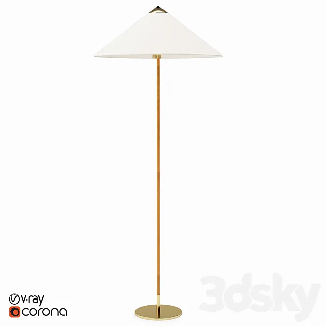 Gubi 9602 Floor Lamp 3D Model