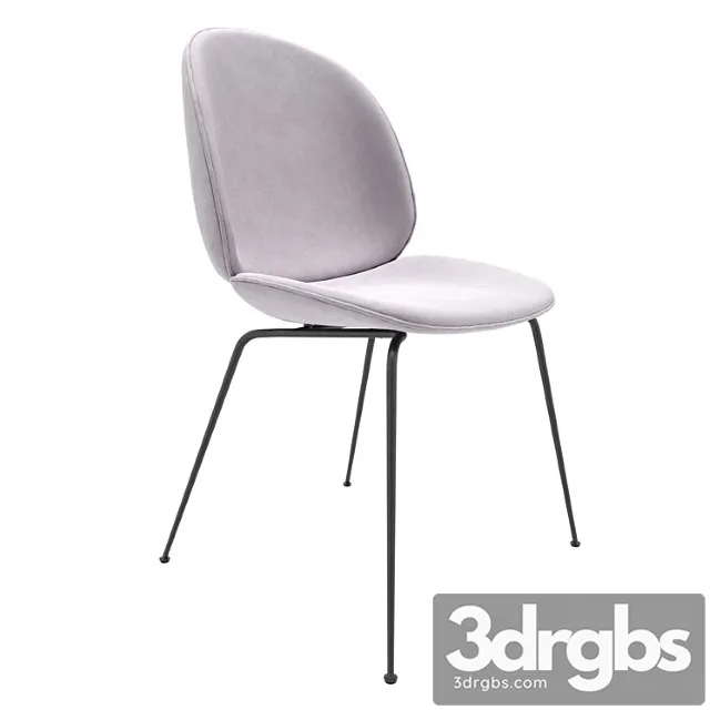 Gubi beetle dining chair velvet (fully upholstered conic base) 2 3D Model Download Gubi beetle dining chair velvet (fully upholstered conic base) 2 3D Model Download