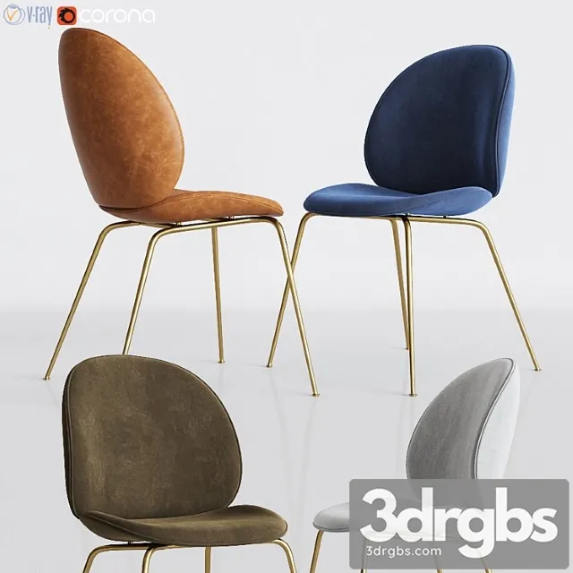 Gubi beetle dinning chair 2 3D Model Download Gubi beetle dinning chair 2 3D Model Download