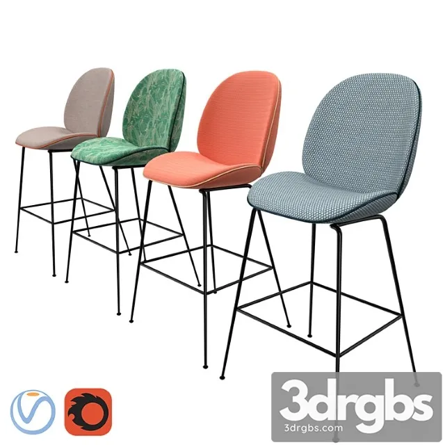 Gubi Beetle Stool 2 3D Model Download Gubi Beetle Stool 2 3D Model Download