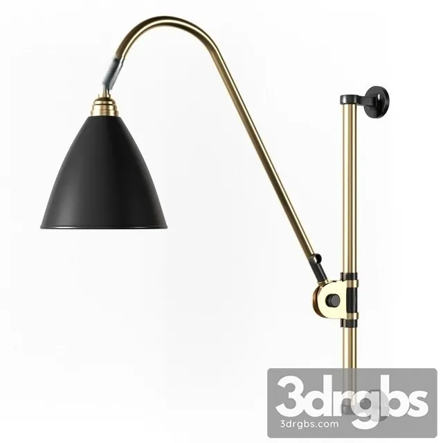 Gubi BestLite BL6 Wall Lamp Brass 3D Model Download