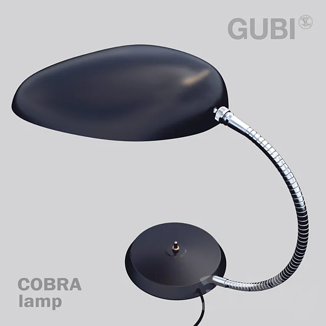 Gubi cobra table lamp 3DModel Gubi cobra table lamp 3DModel