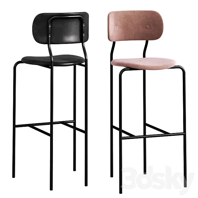 GUBI Coco Bar Chair 3D Model