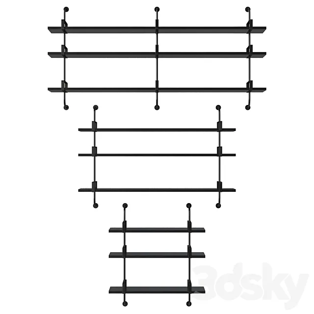 Gubi demon shelf 3D Model Gubi demon shelf 3D Model