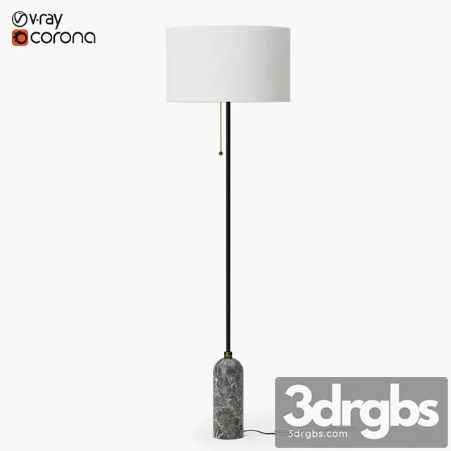Gubi Gravity Floor Lamp 3D Model Download