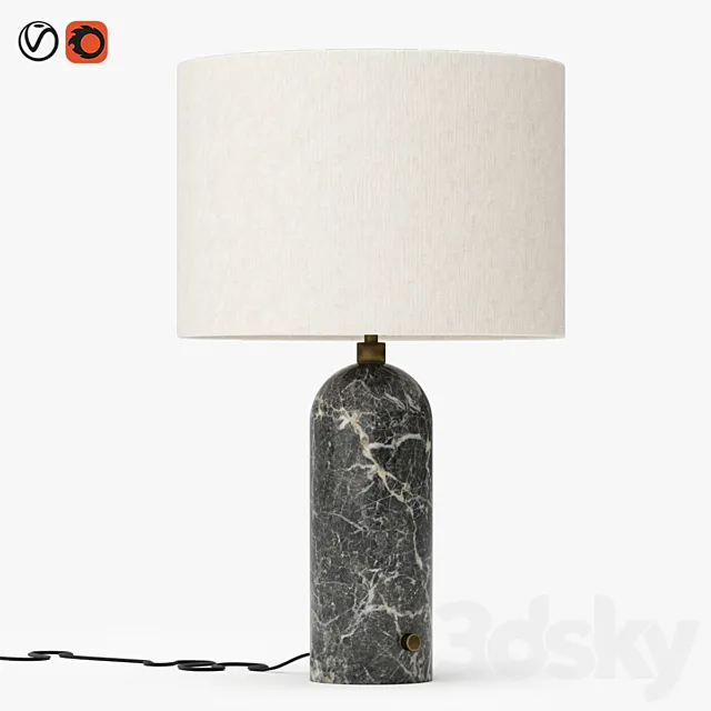 Gubi gravity table lamp 3D Model Gubi gravity table lamp 3D Model