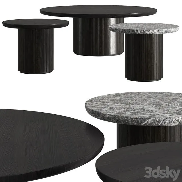 Gubi Moon Coffee Round Tables 3D Model