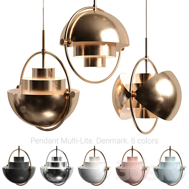 GUBI Multi-lite 3D Model