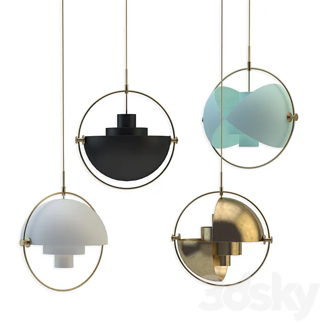 Gubi Multi-Lite Pendant 3D Model
