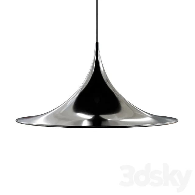 Gubi Semi Pendant Light 3D Model Gubi Semi Pendant Light 3D Model
