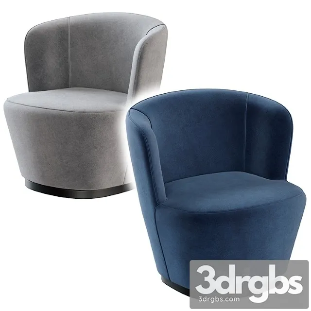Gubi stay lounge chair 3D Model Download