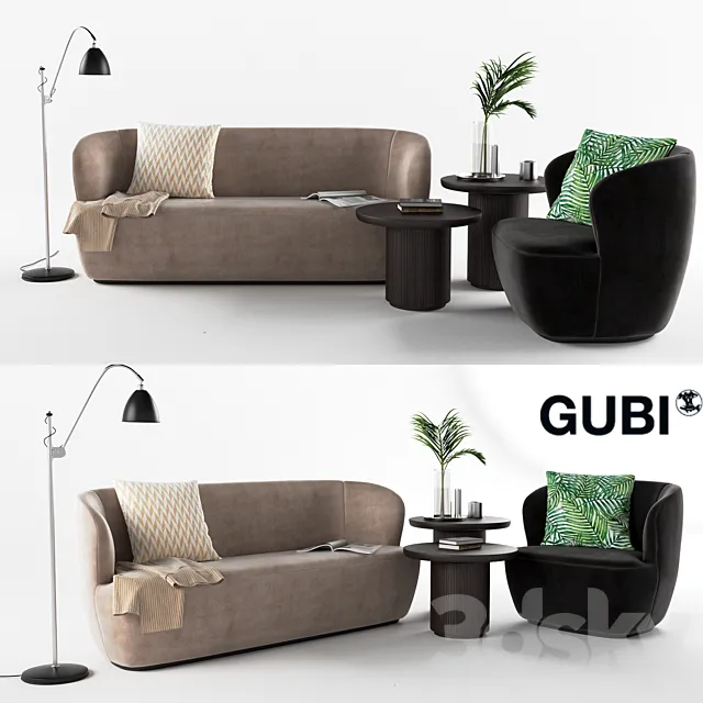 GUBI STAY SOFA 3D Model