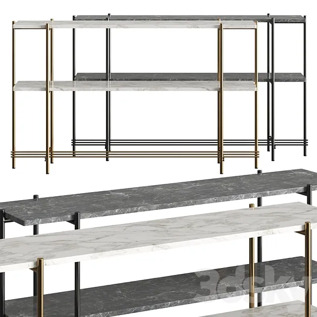Gubi TS Console Tables 3DModel