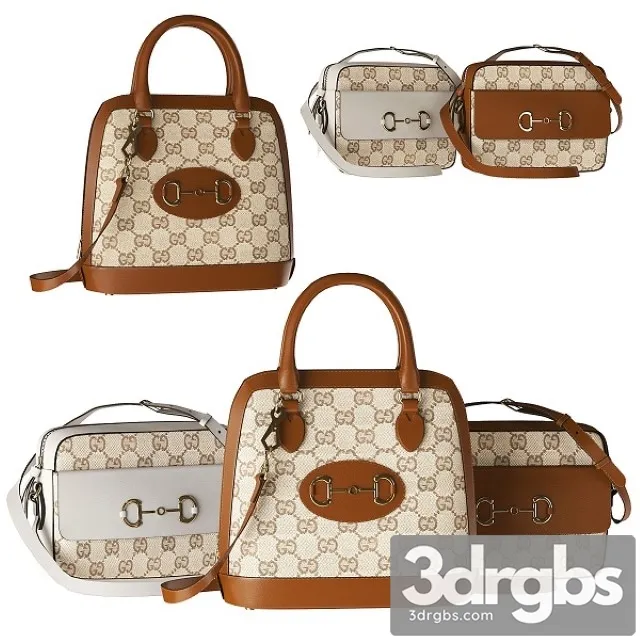 Gucci Set Bags 3 3D Model Download