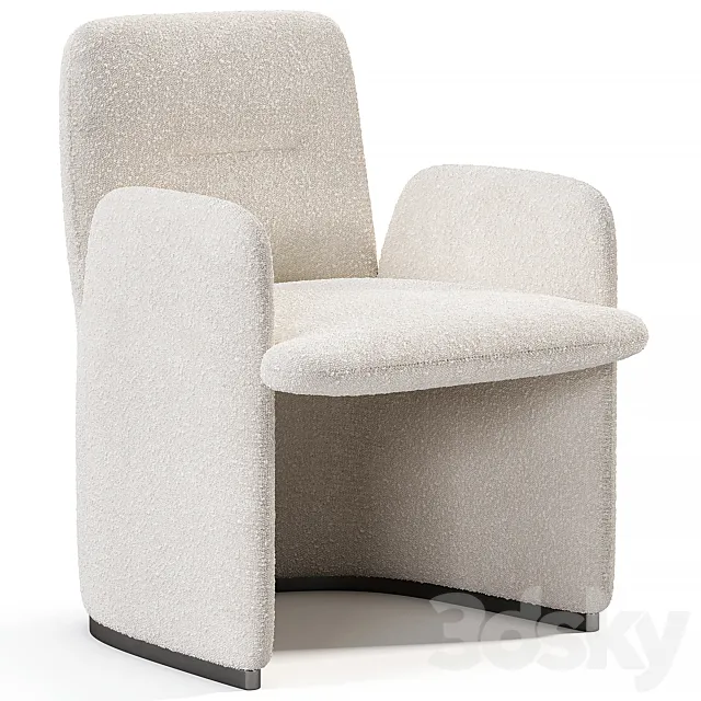 GUEST Chair By Poliform 3D Model GUEST Chair By Poliform 3D Model