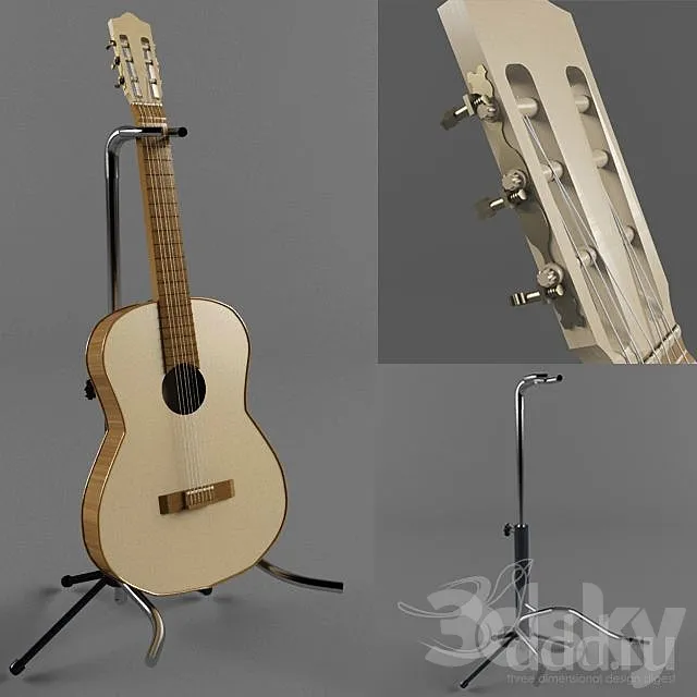 guitar 3D Model