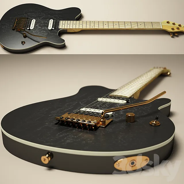 Guitar Music Man-OLP MM-1F 3DModel
