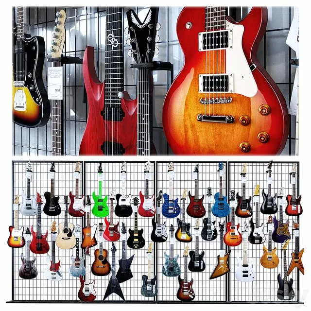 Guitar store 3D Model