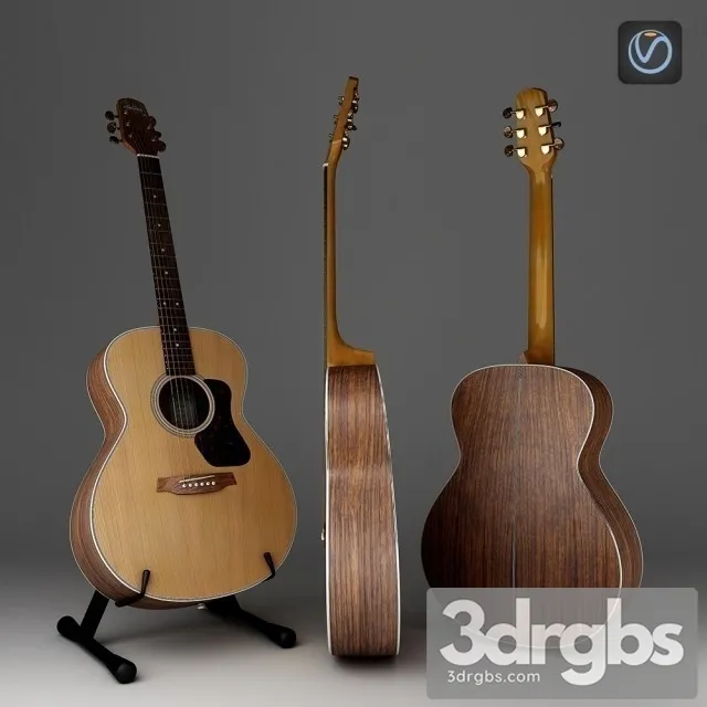Guitar Walden Natura G730 3D Model Download