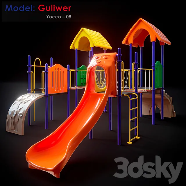 Guliwer (Yocco-08) 3D Model Guliwer (Yocco-08) 3D Model