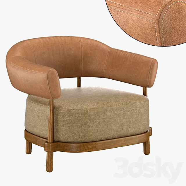 GUM armchair 3D Model GUM armchair 3D Model