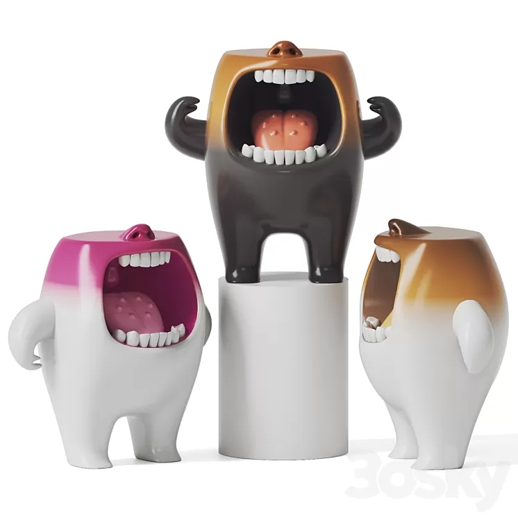 gum monster 3D Model Free Download