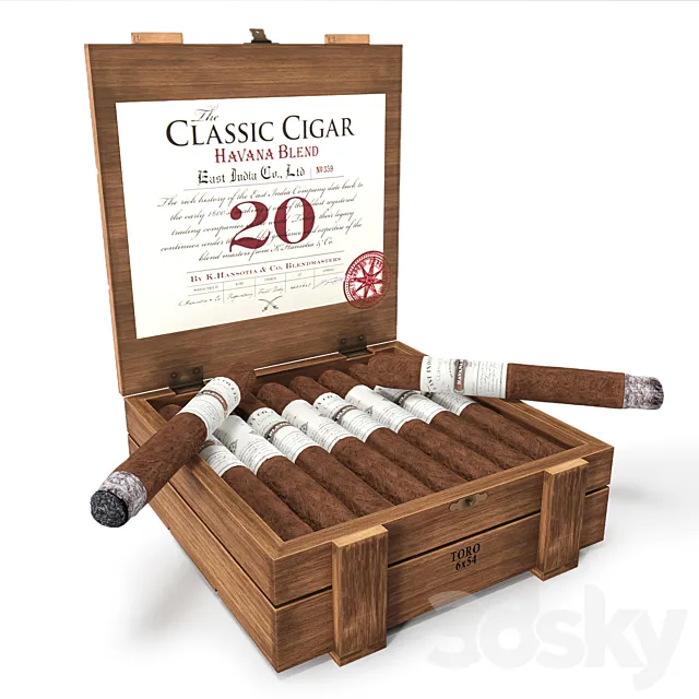Gurkha The Classic Cigar: Havana Blend 3DModel Gurkha The Classic Cigar: Havana Blend 3DModel