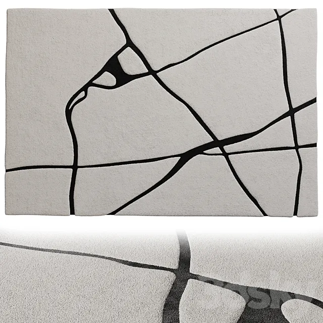 Gute rug from Layered 3D Model