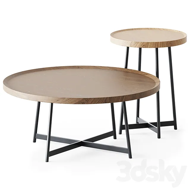 Gweneth Round Coffee Table by Lulu and Georgia 3D Model Gweneth Round Coffee Table by Lulu and Georgia 3D Model